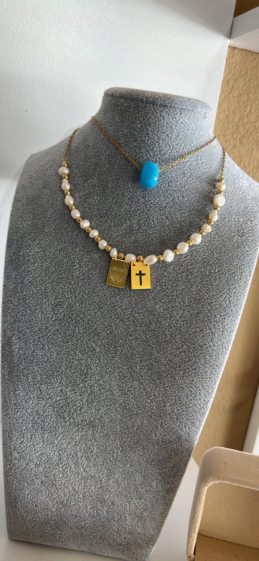 Chain hand made pearl