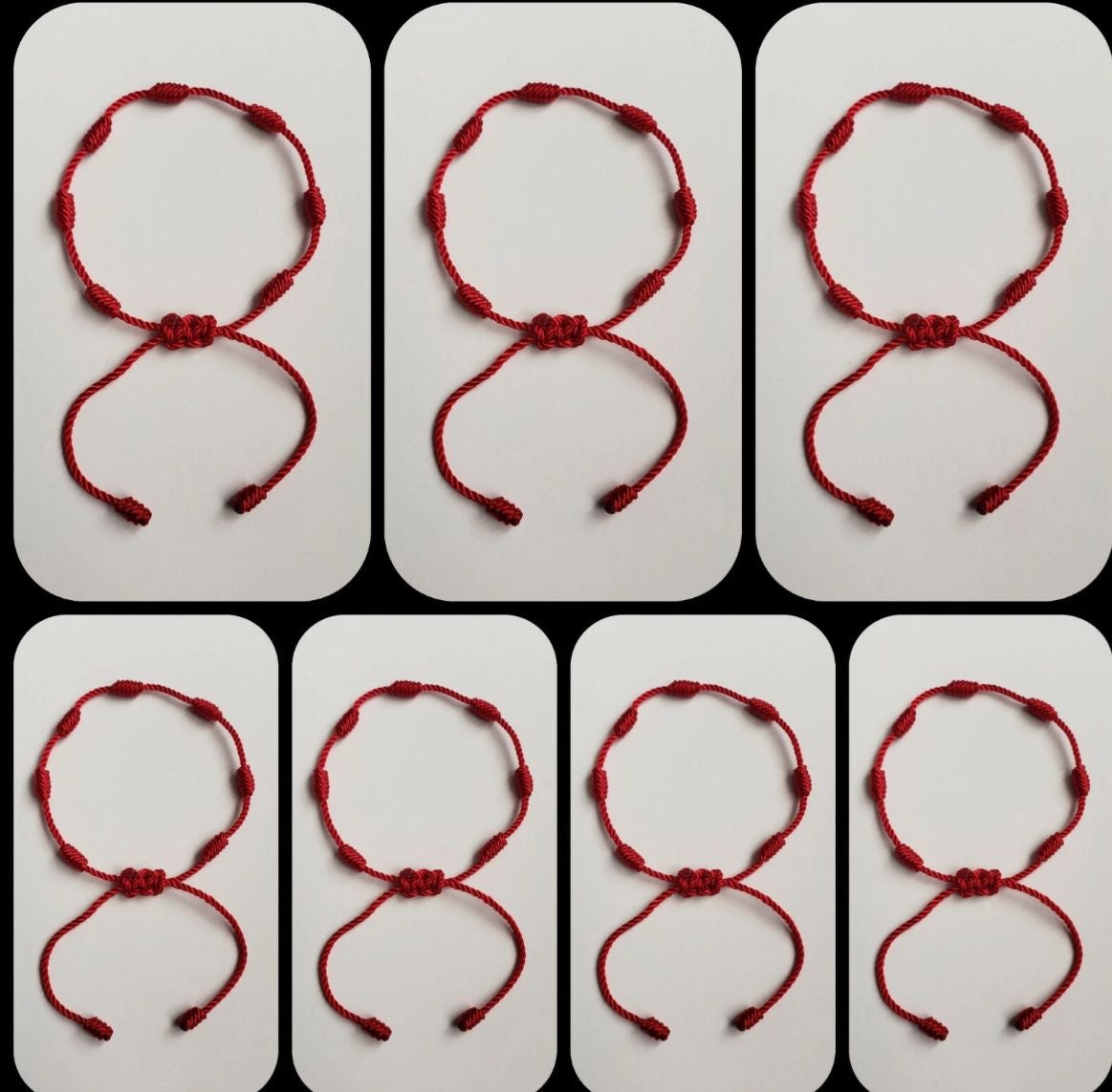 7 Nudos Hilo Rojo Pack (7)