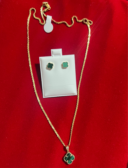 Set Chain & Earring 10k