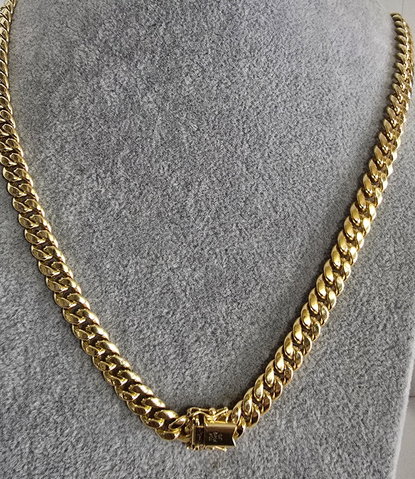 Chain Miami cuban 7mm, 24” Gold 10k