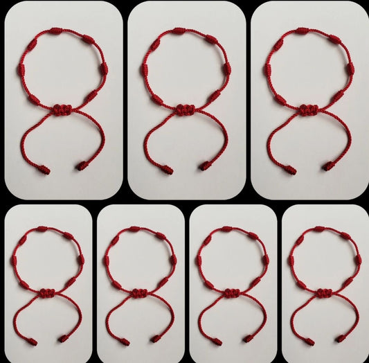 7 Nudos Hilo Rojo Pack (7)